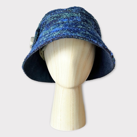 ♻️ Upcycle Vintage Style Cloche Hat | Womens - Picture 2 of 8